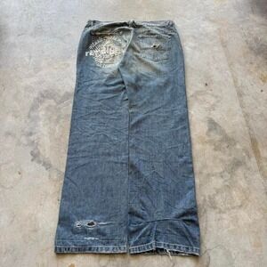 Sickonnineteen Japanese Style Straight Leg Denim Rag Vintage Jeans 32